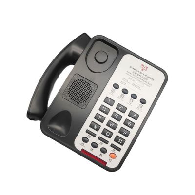 OEM ODM Desktop Phone Hotel Guest Room Supplies Black
