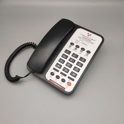 OEM ODM Desktop Phone Hotel Guest Room Supplies Black