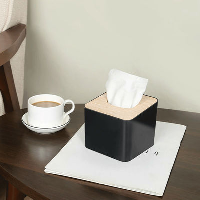 PP Bamboo Tissue Box Hotel Guest Room Supplies Printing Logo
