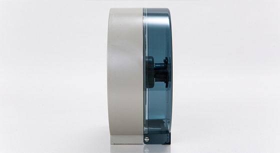 Lockable ABS Round Paper Towel Dispenser Wall Mounted Dark Green