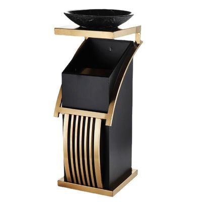 Stainless Ashtray Trash Can Elevator Hotel Lobby Trash Cans