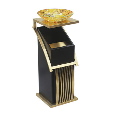 Stainless Ashtray Trash Can Elevator Hotel Lobby Trash Cans