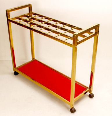 Gold Stainless Umbrella Stand Hotel Lobby Supplies Stainless Umbrella Rack