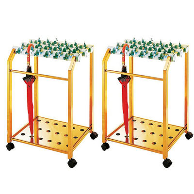 Gold Stainless Umbrella Stand Hotel Lobby Supplies Stainless Umbrella Rack