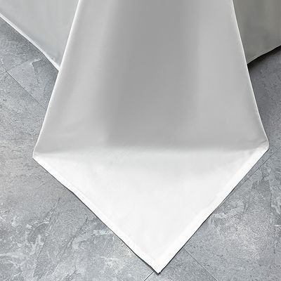 100% Cotton White Bedding Sheet Set For Five Start Hotel