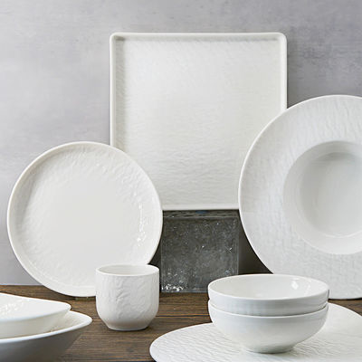 Household Ceramic Bowls And Plates Porcelain Dinner Set Tableware