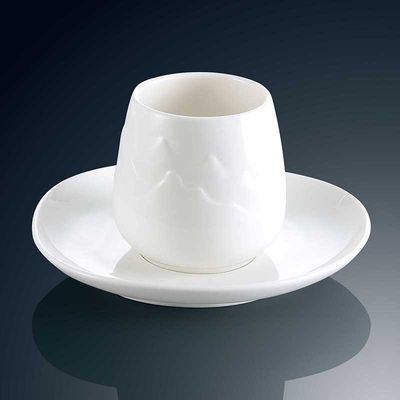 White Ceramic Square Plates Durable Porcelain Dessert Plate For Home