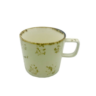Western Restaurant Ceramic Tableware Set Gray And Yellow