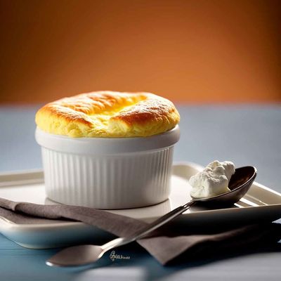 Restaurant On Glazed Creme Brulee Ceramic For Desserts Ice Cream