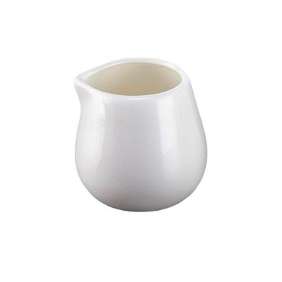 White Coffee Milk Creamer Pitcher Porcelain Small Serving Sauce