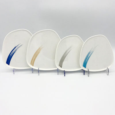 China Porcelain Dinner Set Colorful White Polish Porcelain Dinnerware