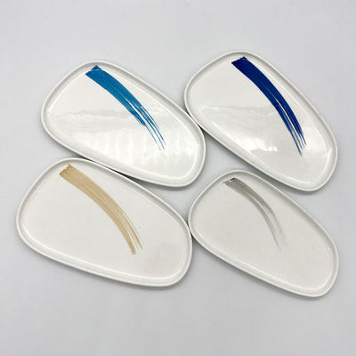 China Porcelain Dinner Set Colorful White Polish Porcelain Dinnerware