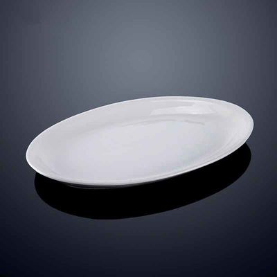 Oval Shaped Fish Serving Plate Polished Fish Serving Platter Ceramic