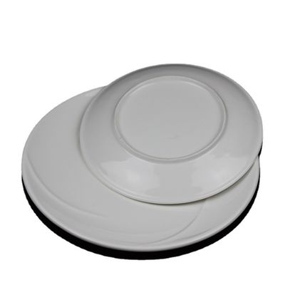 White Round Porcelain Dinner Set Microwave Safe Ceramic Dinner Plates