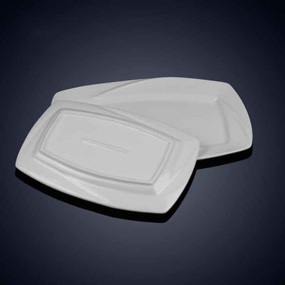 White Square Appetizer Plates Polished Square Melamine Appetizer Plates