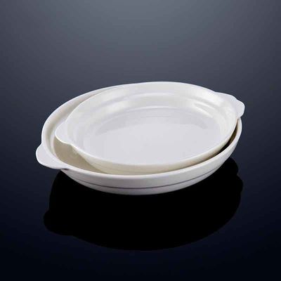 Reusable Melamine Dinner Bowl Plates With Ears Vegetable Serving Dishes