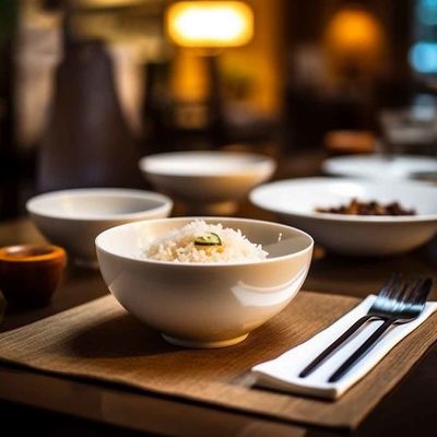 Catering Round Rice Bowl Microwave Safe Porcelain Soup Bowls