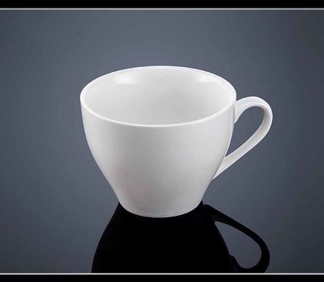 Custom Logo Bone China Classic Cafe Coffee Cupsets White Ceramic Coffee Mug