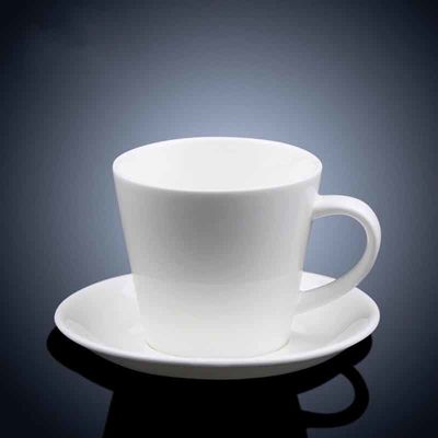 Morden Style Home White Ceramic Water Office Tea Cup Stackable Coffee Mugs