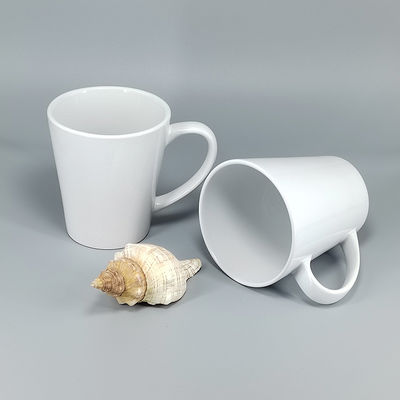 Morden Style Home White Ceramic Water Office Tea Cup Stackable Coffee Mugs