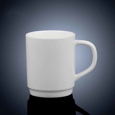 White Ceramic Coffee Cup White Porcelain Tea mug Ceramic For Customized Logo