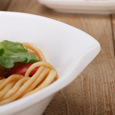 Modern White Dinnerware Dining Plates Set Ceramic Dinner Set For Wedding