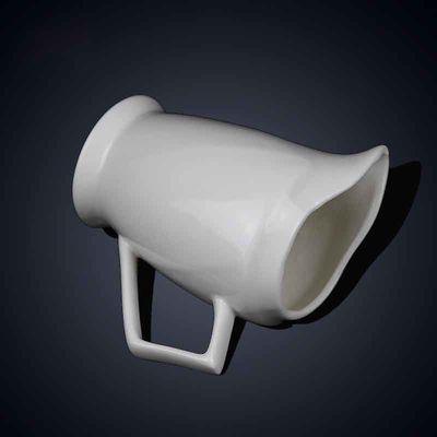 Classical Custom Design Fine Bone China Creamer Milk Pot With Handle For Home