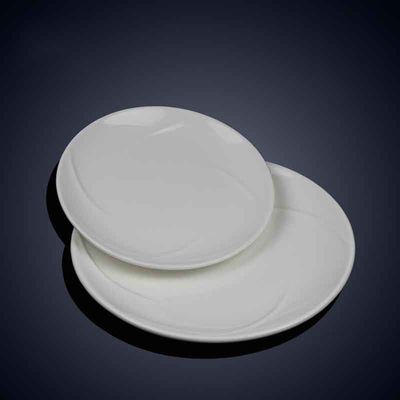 Irregular Ceramic Dinnerware Plates Set Porcelain Dinner Plate For 5 Star Hotel