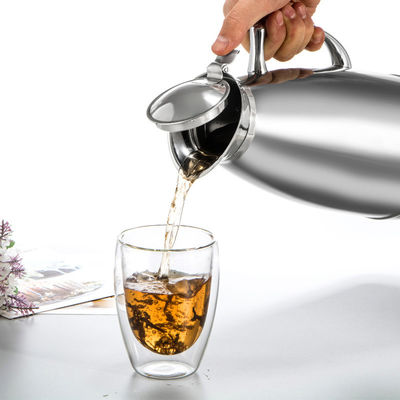 2Liter Hotel Water Kettle 1.5L 304SS Thermos Kettle Flask Silver