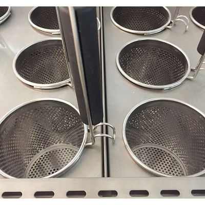 Restaurant Hotel Floor Type Cooking Basket Noodle Boiler With Cabinet