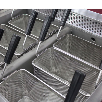 Commercial 4 Heads Noodles Cooker Restaurant Kitchen Gas Pasta Cooking Machine