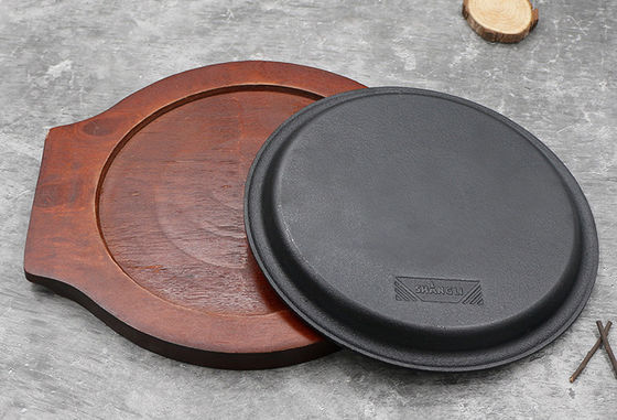 Round Pizza Steak Cast Iron Serving Pan Cast Iron Skillet Serving Plates