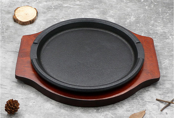 Round Pizza Steak Cast Iron Serving Pan Cast Iron Skillet Serving Plates