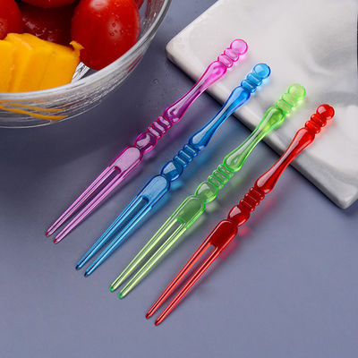 Food Grade Small Plastic Forks For Fruit Wrapped Plastic Forks