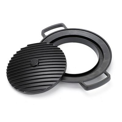 Aluminium Alloy Portable Barbecue Grill Commercial Cooking Equipments Black