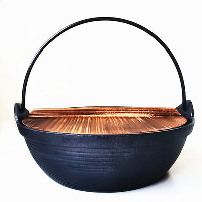 Nonstick Cast Iron Outdoor Cooker Cooking Pot Cookware Shabu Shabu Hot Pot