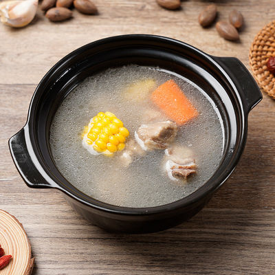 Cast Iron Round Sukiyaki Pot Nonstick Coating Casserole Cooking Gas Charcoal