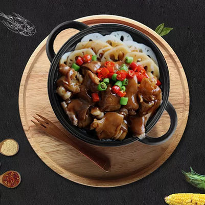 OEM Black Casserole Cooking Pot Ceramic Soup Pot With Lid