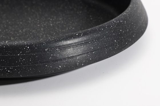 Cast Iron Flat Grill Pan Non-Stick Pancake Flapjack Steak Pot With Glass Lid