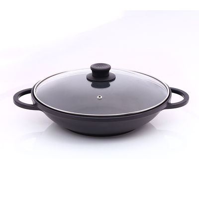 Double Ears Kimchi Shallow Aluminum Soup Pot Tableware And Utensils