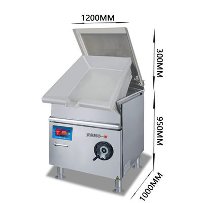 80L Tilting Frying Pan Commercial Cooking Equipments Tilting Braising Pan