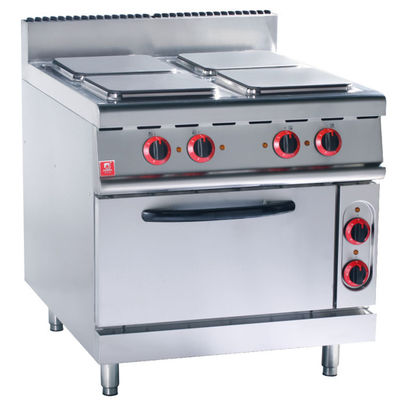 20.8KW 4 Burners Range Commercial Cooking Equipments 4 Burner Gas Range