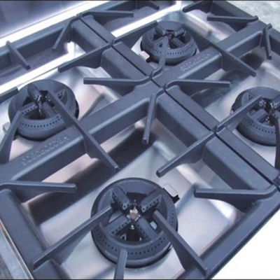 Kitchen Free Standing Stainless Steel 4 Burners Gas Range Stove With Oven