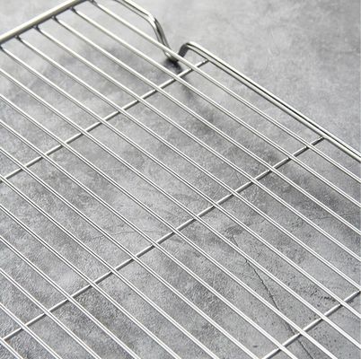 Customized  Stainless Steel Wire Mesh Tray Baking Cooling Frame For Food Cooling