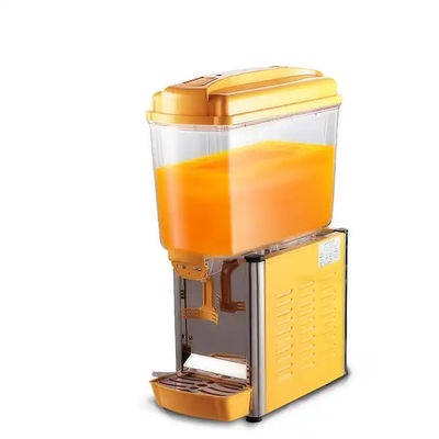 Yellow 12L Cold Beverage Dispenser Stainless Steel Juice Dispenser