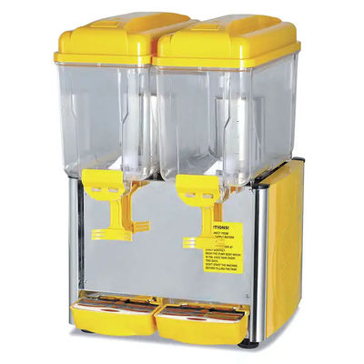 Yellow 12L Cold Beverage Dispenser Stainless Steel Juice Dispenser