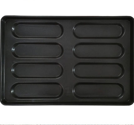 Rectangular Hot Dog Bun Baking Pan OEM Hamburger Bun Pans Bakeware