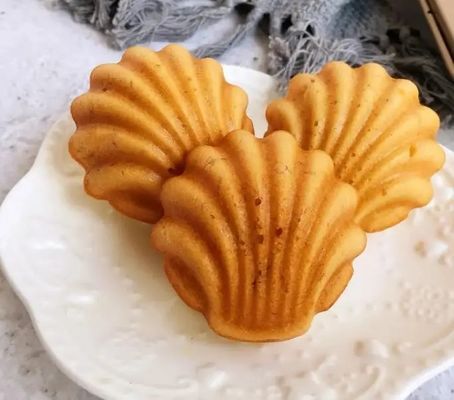 Aluminum Shell Shaped Cake Pan Commercial Bakery Equipment Black