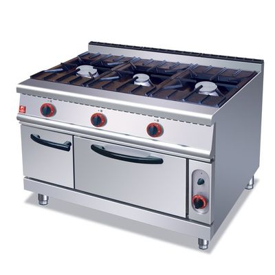 Customized 3 Burner Range Commercial Electric Range And Oven