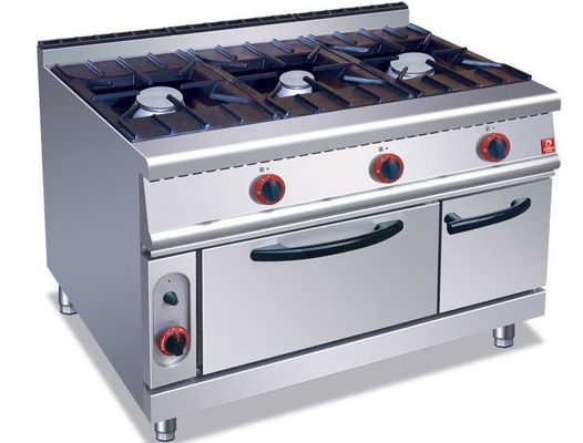 Customized 3 Burner Range Commercial Electric Range And Oven